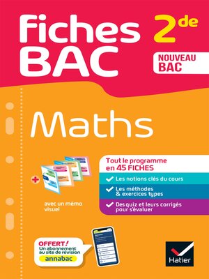 cover image of Maths 2de